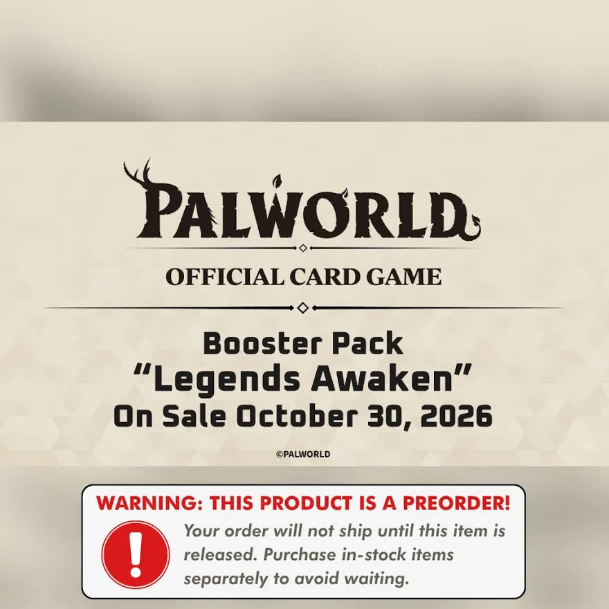 PALWORLD BP02 Booster Box Legends Awaken ENGLISH PRESALE October 30 2026