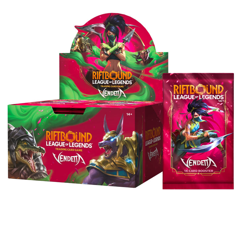Riftbound League of Legends TCG Vendetta Booster Display Box - English