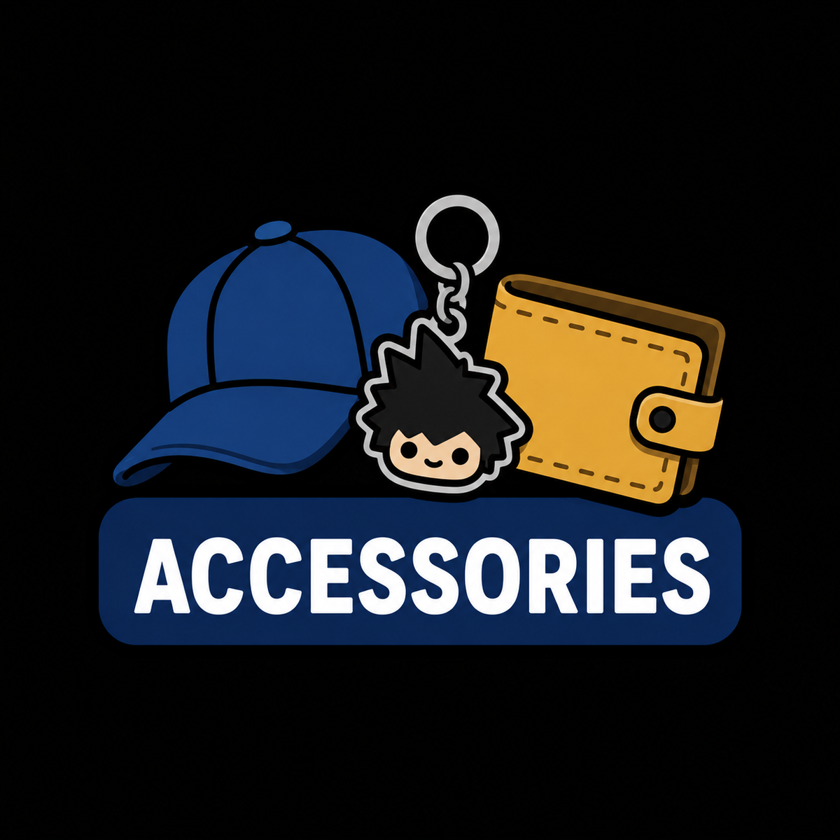 Accessories collection for TCG cards, collectibles, keychains, and display items