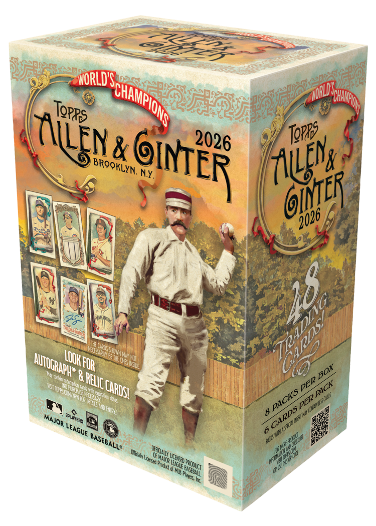 2026 Topps Allen and Ginter MLB Baseball 8-pack retail Value Box