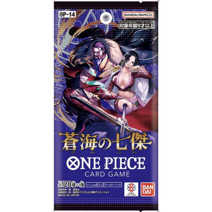 One Piece OP-14 Japanese Booster Box The Azure Sea's Seven