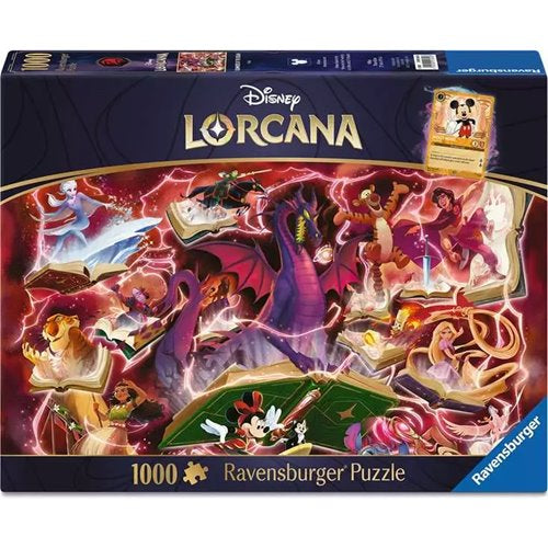 Disney Lorcana Glimmers of the Realm: Ruby 1,000-Piece Puzzle