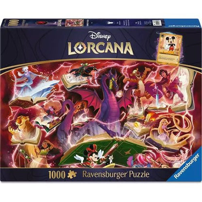 Disney Lorcana Glimmers of the Realm: Ruby 1,000-Piece Puzzle