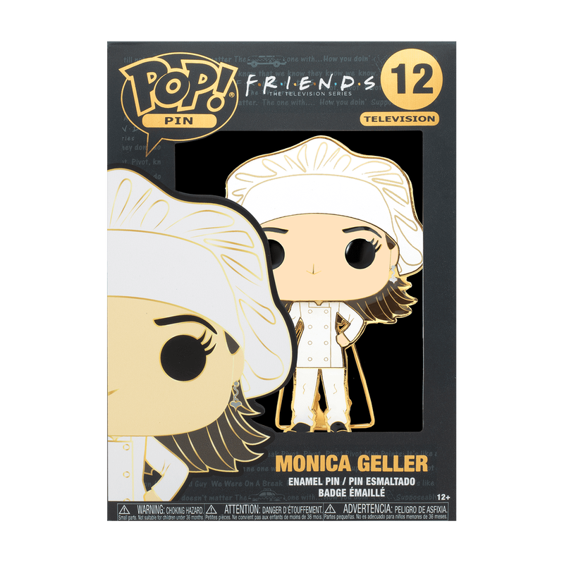 Funko Pop! Pin Friends Monica Geller #12 official factory image