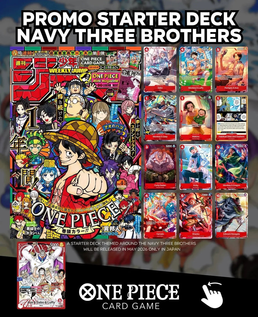 Promotional Starter Deck Themed around the Navy Three Brothers! JAPANESE