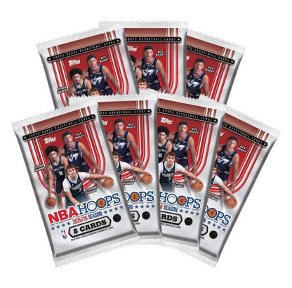 Topps 2025-26 NBA Hoops Basketball Value Box | Factory Sealed