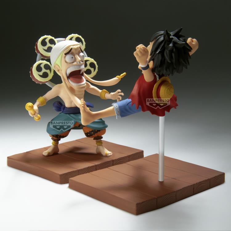 Banpresto One Piece Log Stories: Monkey D. Luffy & Enel Figure Box