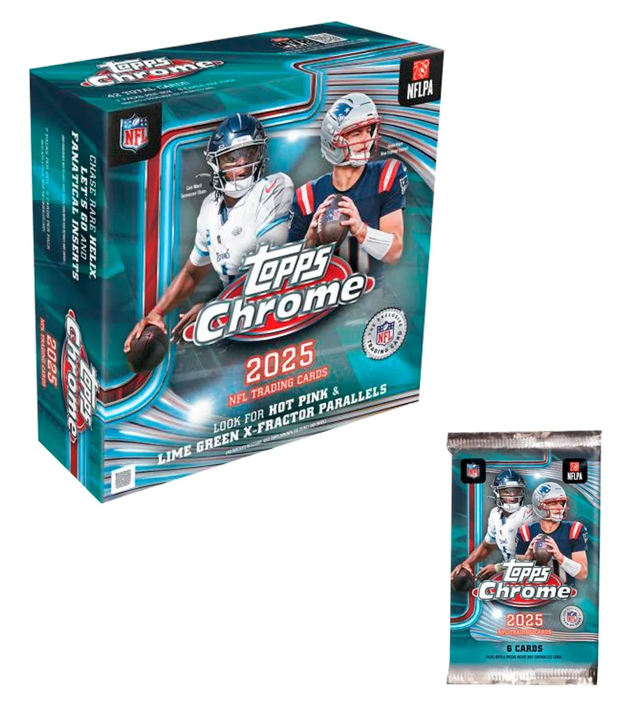 Topps Chrome NFL 2025 Mega Boxes