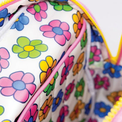 Miffy Corduroy and Faux Leather Pin Trading Backpack