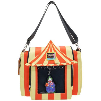 Killer Klowns From Outer Space Padded Pin Trading Tent Crossbody Bag with Jumbo Charm (Backordered)