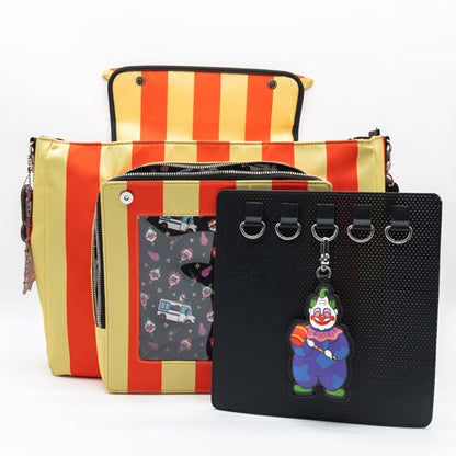 Killer Klowns From Outer Space Padded Pin Trading Tent Crossbody Bag with Jumbo Charm (Backordered)