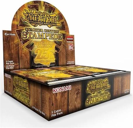 Yu-Gi-Oh! Quarter Century Stampede: Sealed Booster Display
