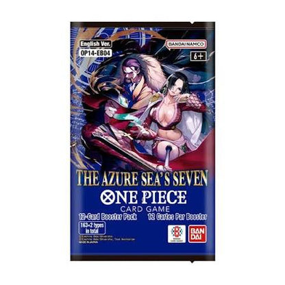 One Piece Card Game OP-14 The Azure Sea’s Seven Booster Box – English Ver. (Backorder)