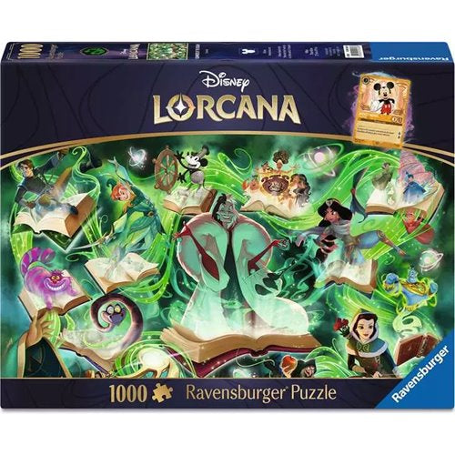 Disney Lorcana Glimmers of the Realm: Emerald 1,000-Piece Puzzle