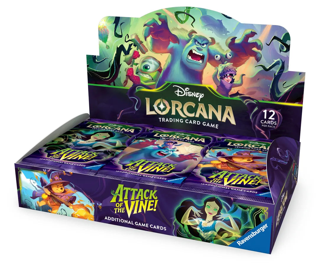 Lorcana TCG: Attack of the Vine! Booster Display PREORDER Release Date July 24, 2026