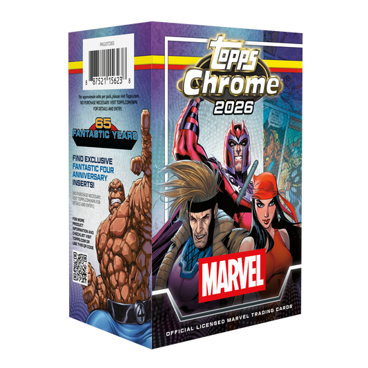 2026 Topps Chrome Marvel Value Blaster Box