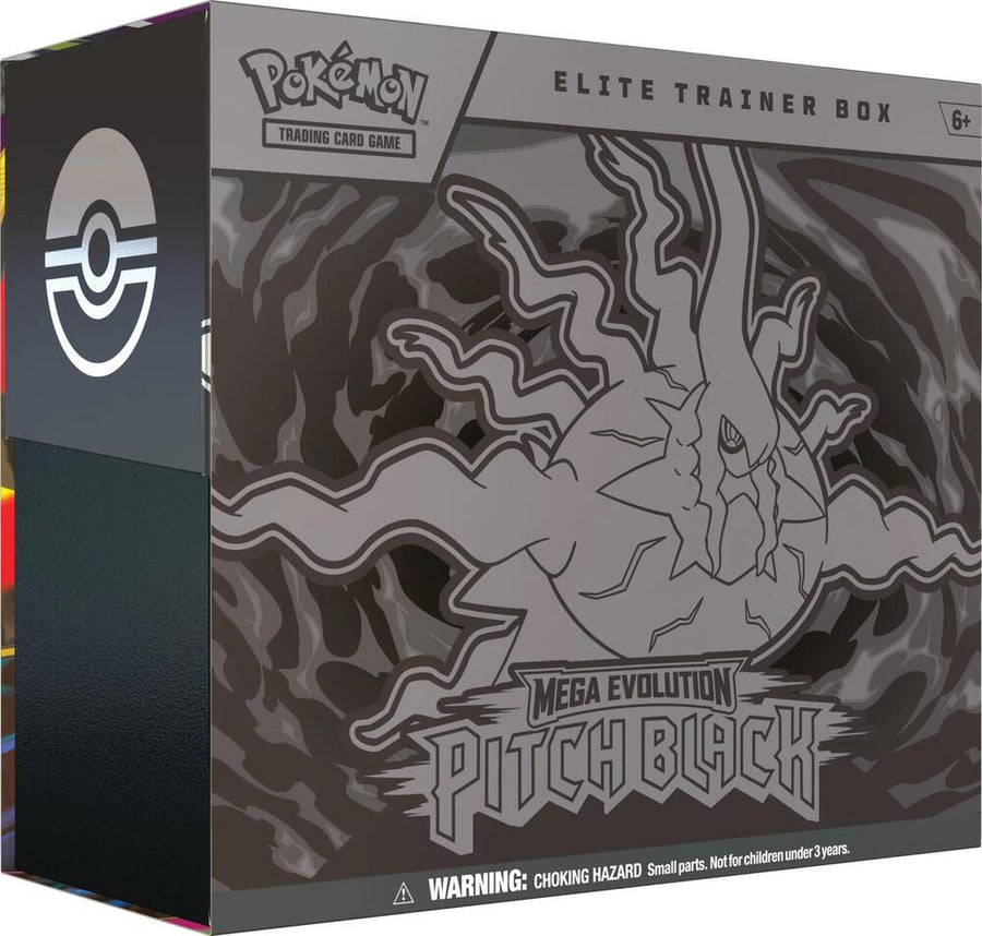 Pokémon TCG Mega Evolution—Pitch Black Elite Trainer Box packaging