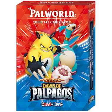 Palworld Official Card Game Trial Deck: Dawn of Palpagos (Red/Blue) PREORDER | Release Date July 30, 2026
