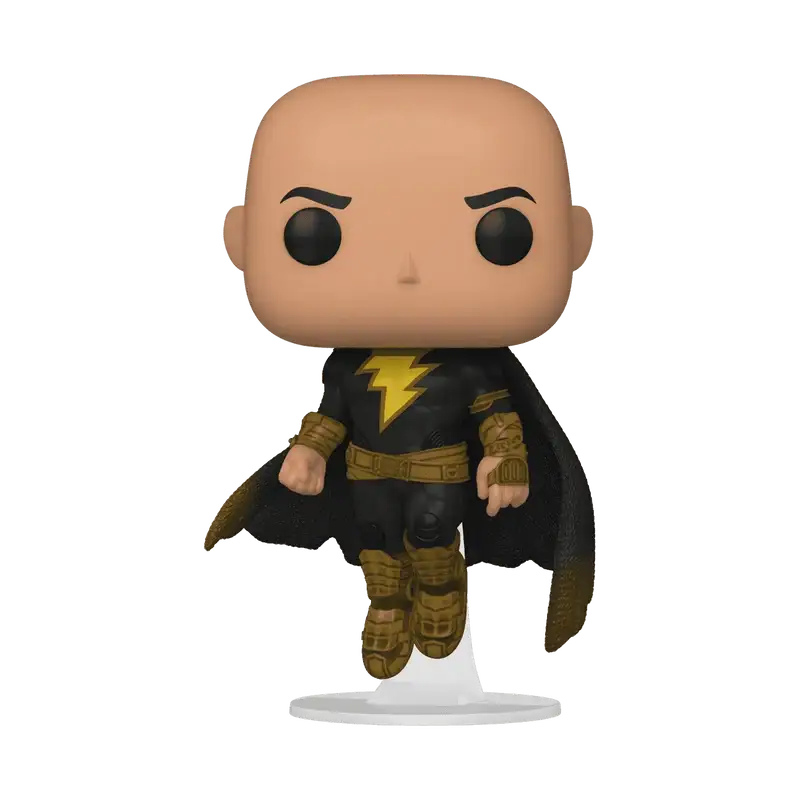 Funko Pop! Black Adam with Cape #1231 boxed vinyl figure official stock image