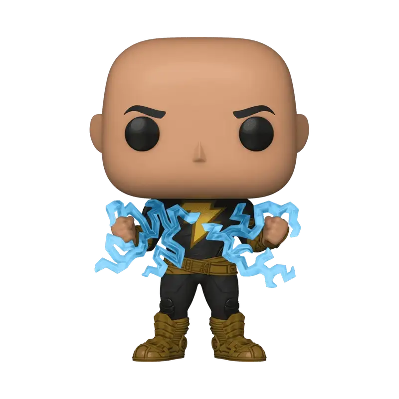 Funko Pop! Black Adam with Lightning #1232 boxed vinyl figure official stock image