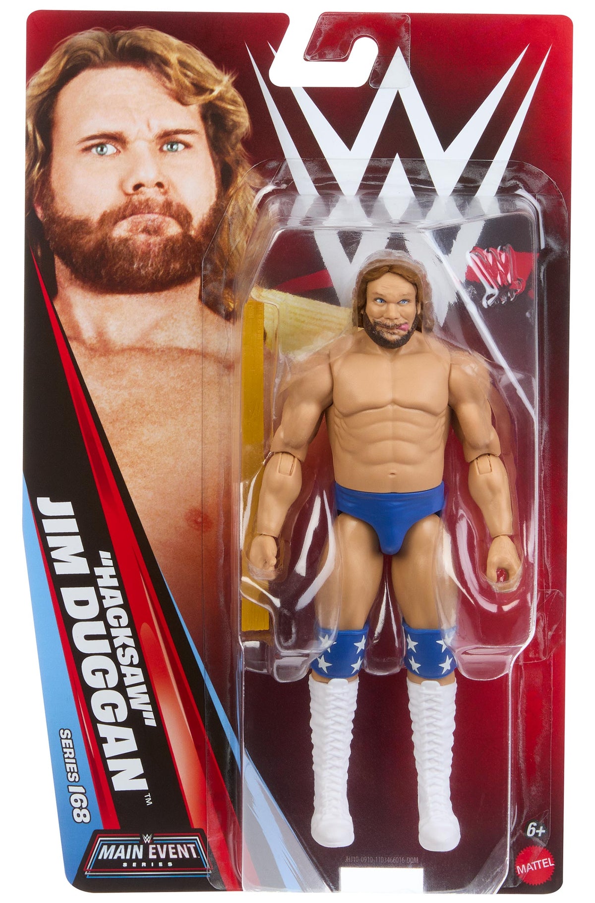 WWE Main Event Series 168 Hacksaw Jim Duggan action figure