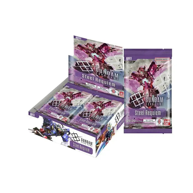 Gundam Trading Card Game: Steel Requiem Booster Box(GD-03)