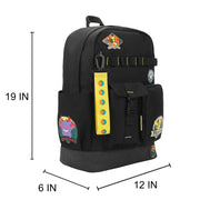Pokémon character patch backpack alternate view