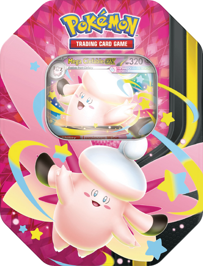Pokémon TCG Mega Moonlit Tin Mega Clefable ex