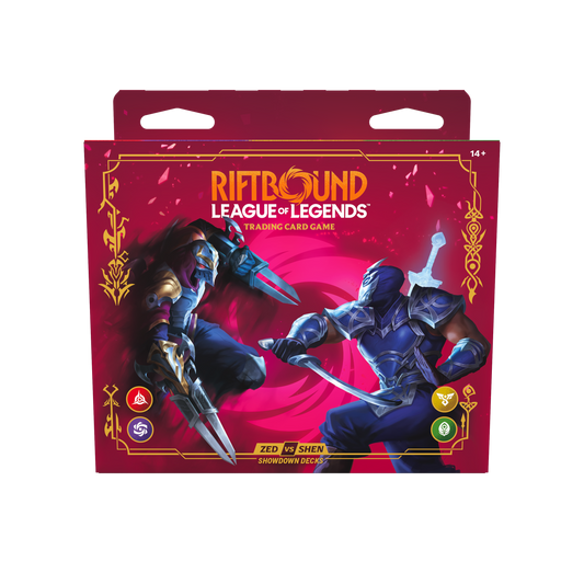 Riftbound League of Legends TCG Vendetta Zed vs Shen Showdown Deck